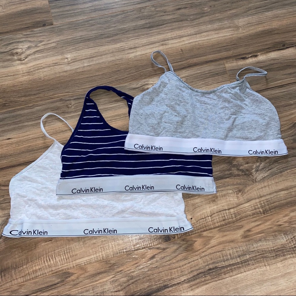 Bundle of 3 Calvin Klein Bralettes *2 XL’s, 1 L*